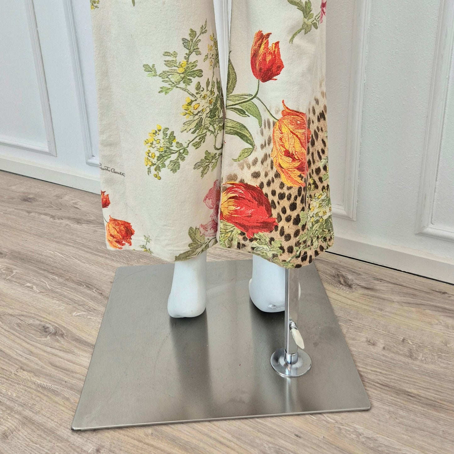 Roberto Cavalli | Jeans fiori + animalier ss 2002