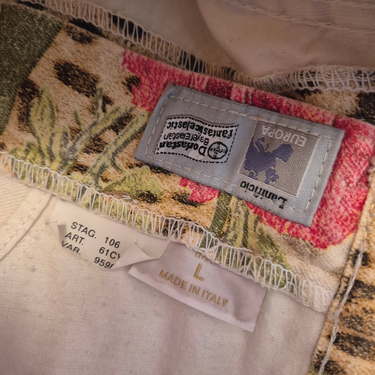 Roberto Cavalli | Jeans fiori + animalier ss 2002