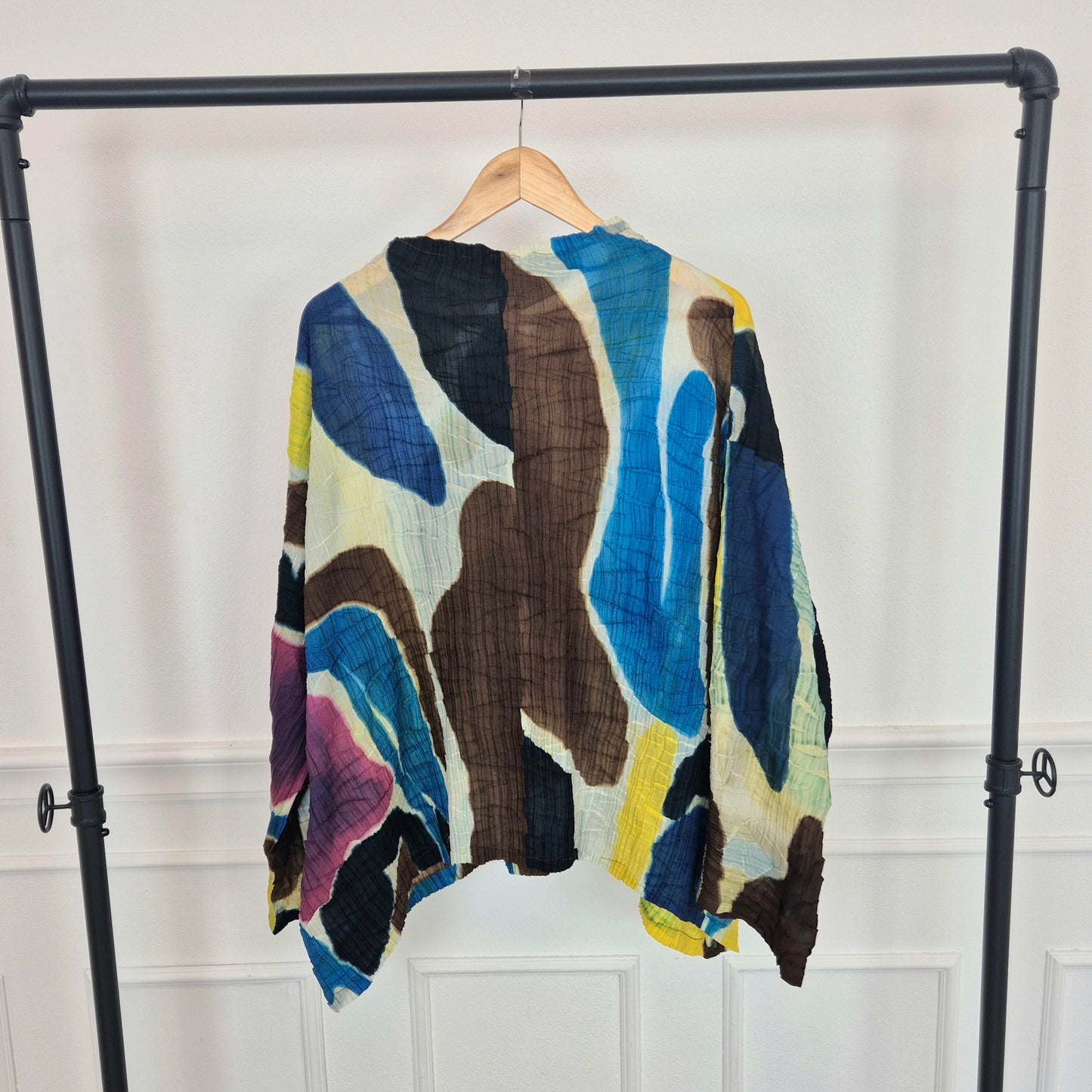 Issey Miyake | Maglia plissettata macchie multicolor