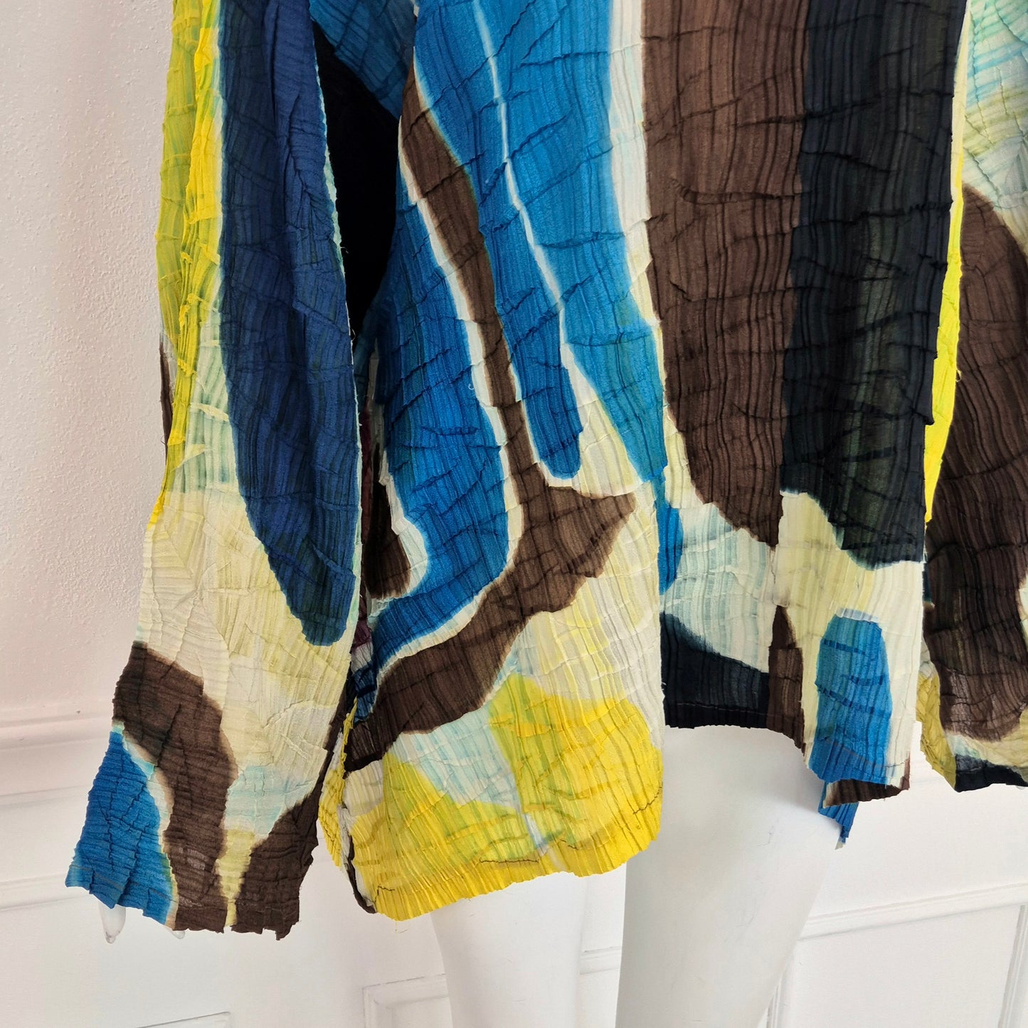 Issey Miyake | Maglia plissettata macchie multicolor