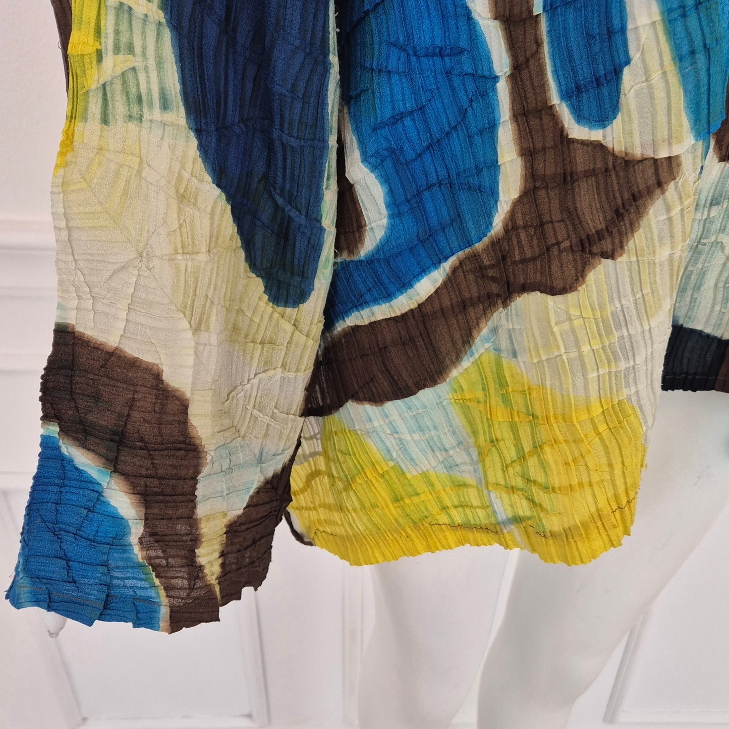 Issey Miyake | Maglia plissettata macchie multicolor