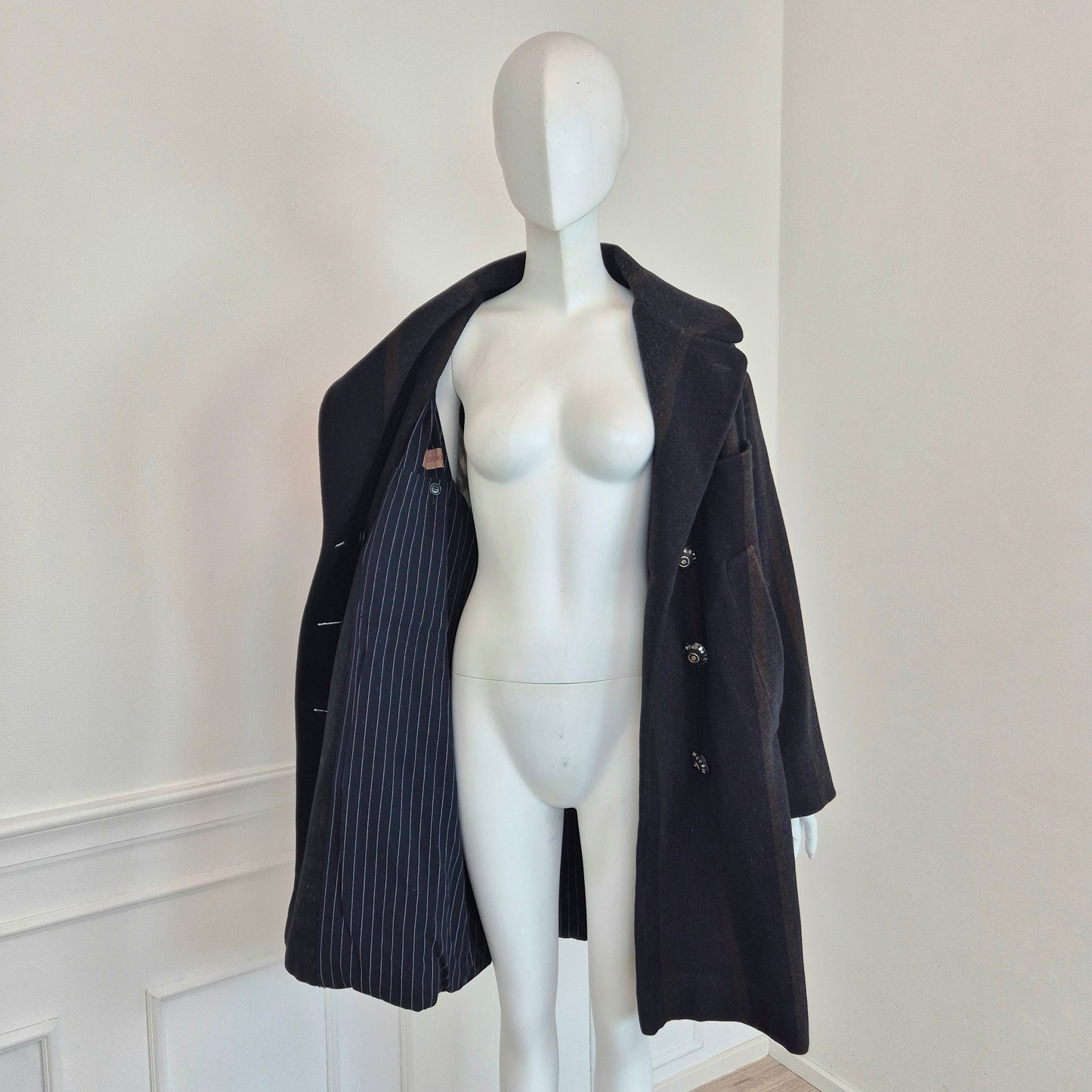 Romeo Gigli | Cappotto bottoni gioiello 1994