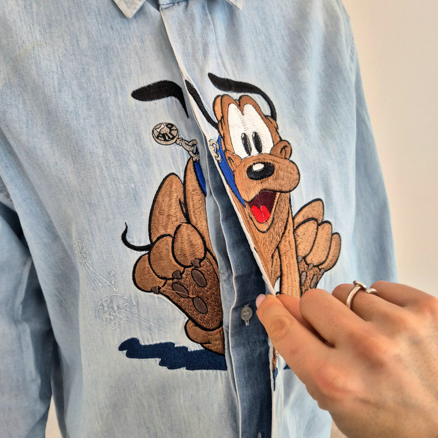 Emmanuel Schvili | Camicia Pluto denim
