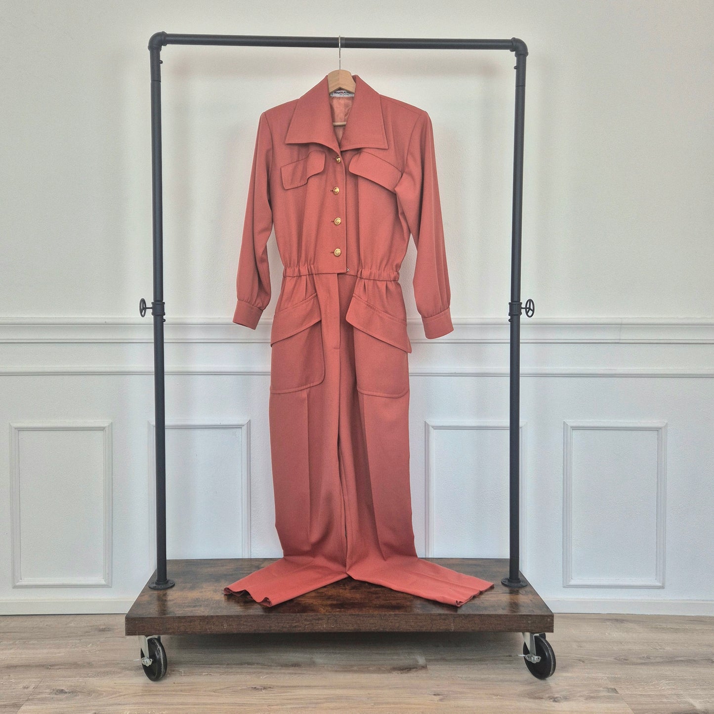 Yves Saint Laurent | Tuta vintage bottoni conchiglia