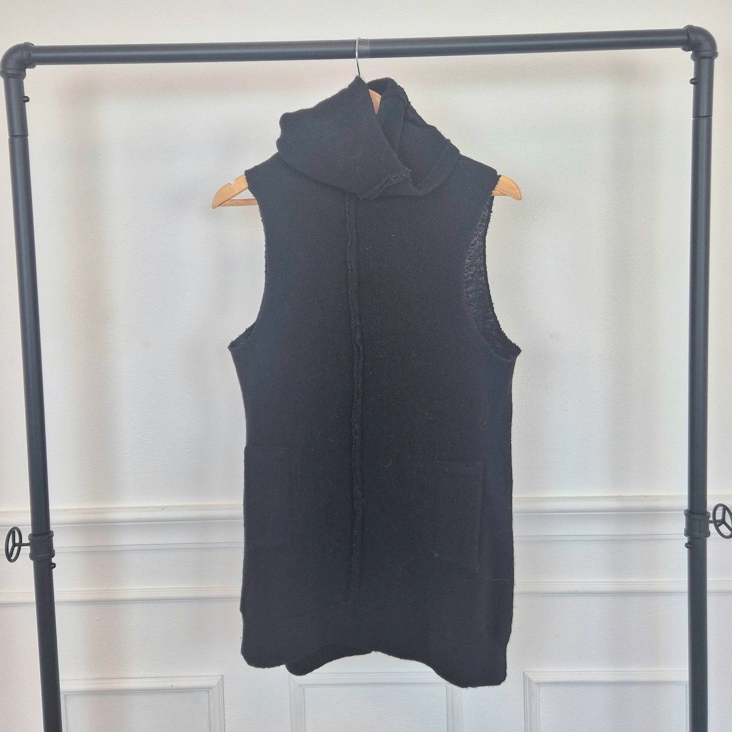 Y's YohjiYamamoto | Top maglia in lana nera