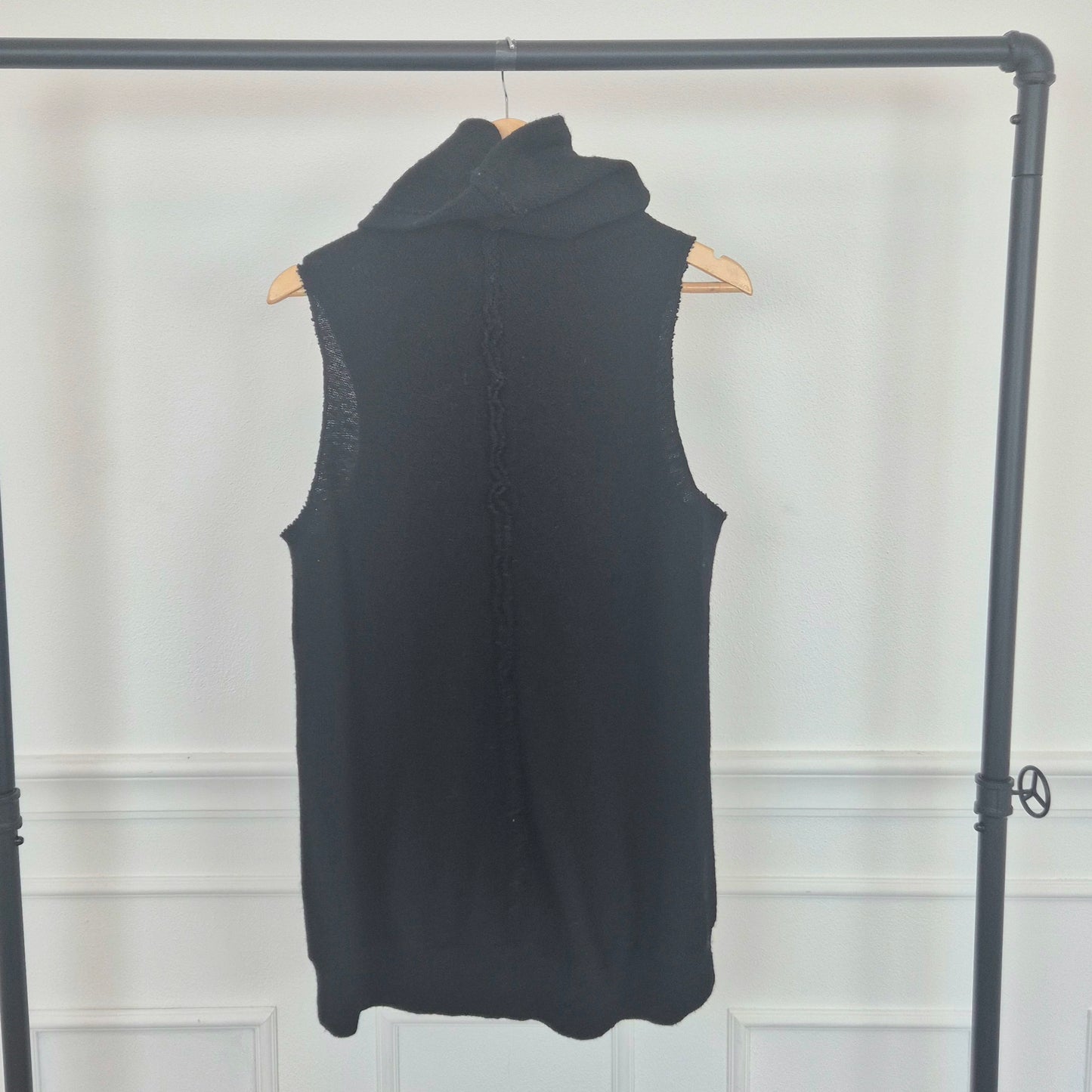 Y's YohjiYamamoto | Top maglia in lana nera