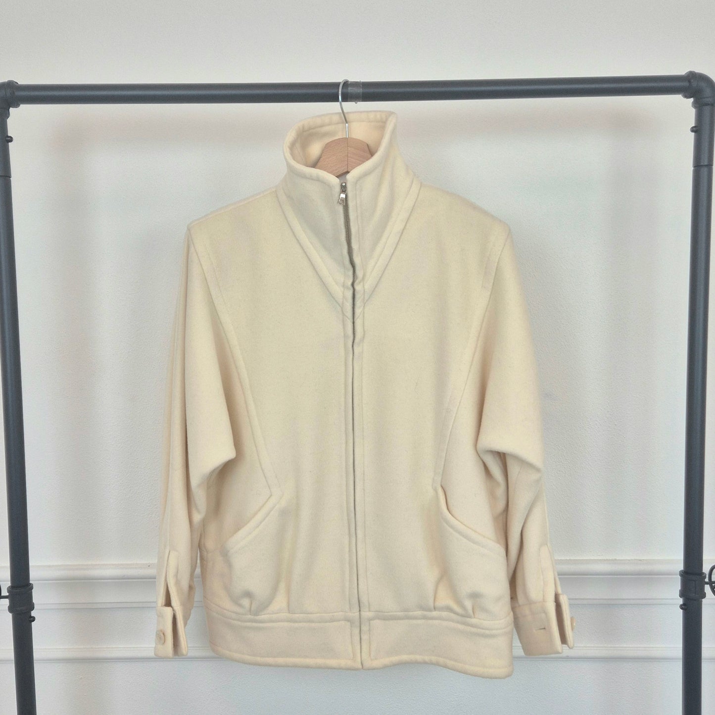 Courrēges | Cappottino vintage bianco panna