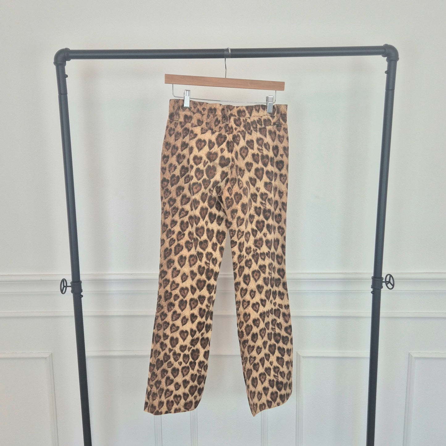 Moschino | Pantaloni leopardo cuori