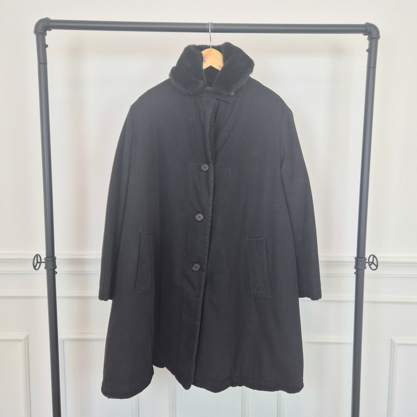 Callaghan by Romeo Gigli | Giaccone con interno in ecopelliccia 1991