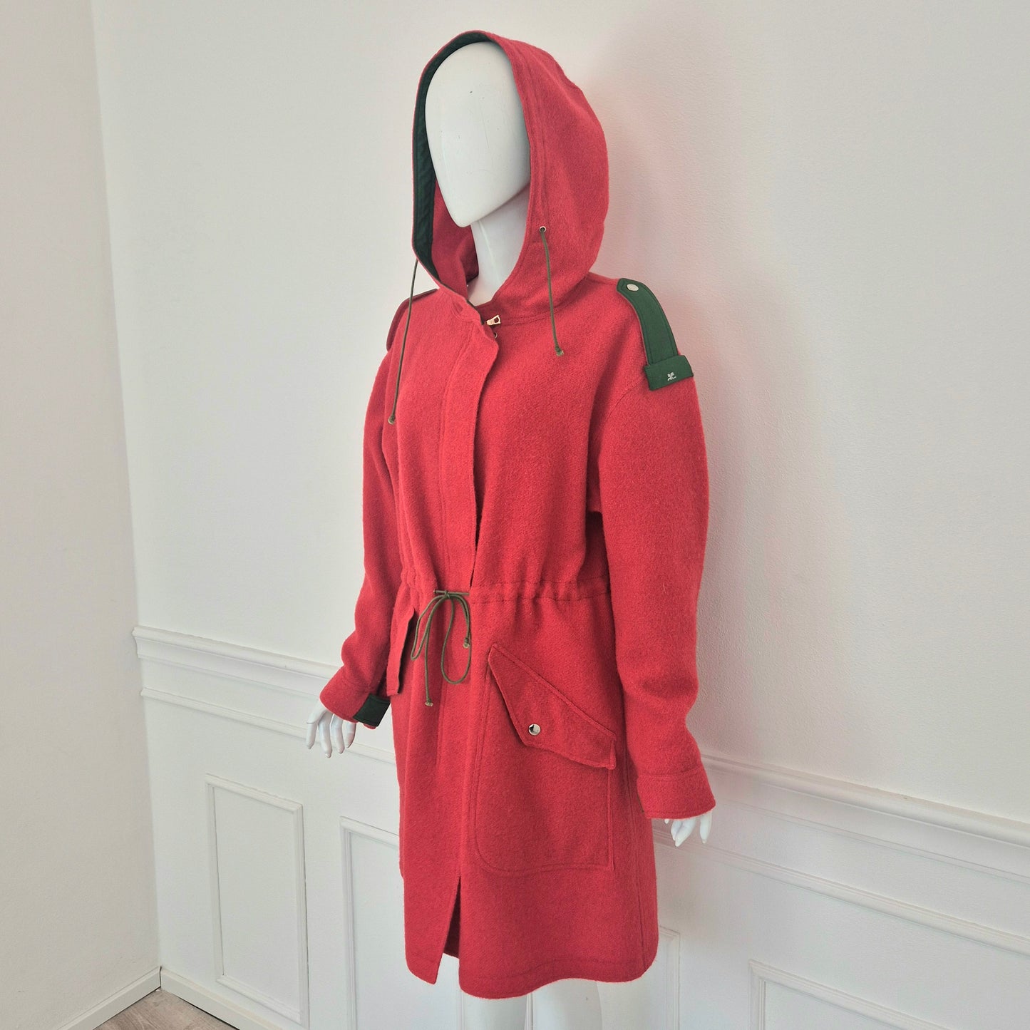 Courrēges | Cappottino rosso vintage