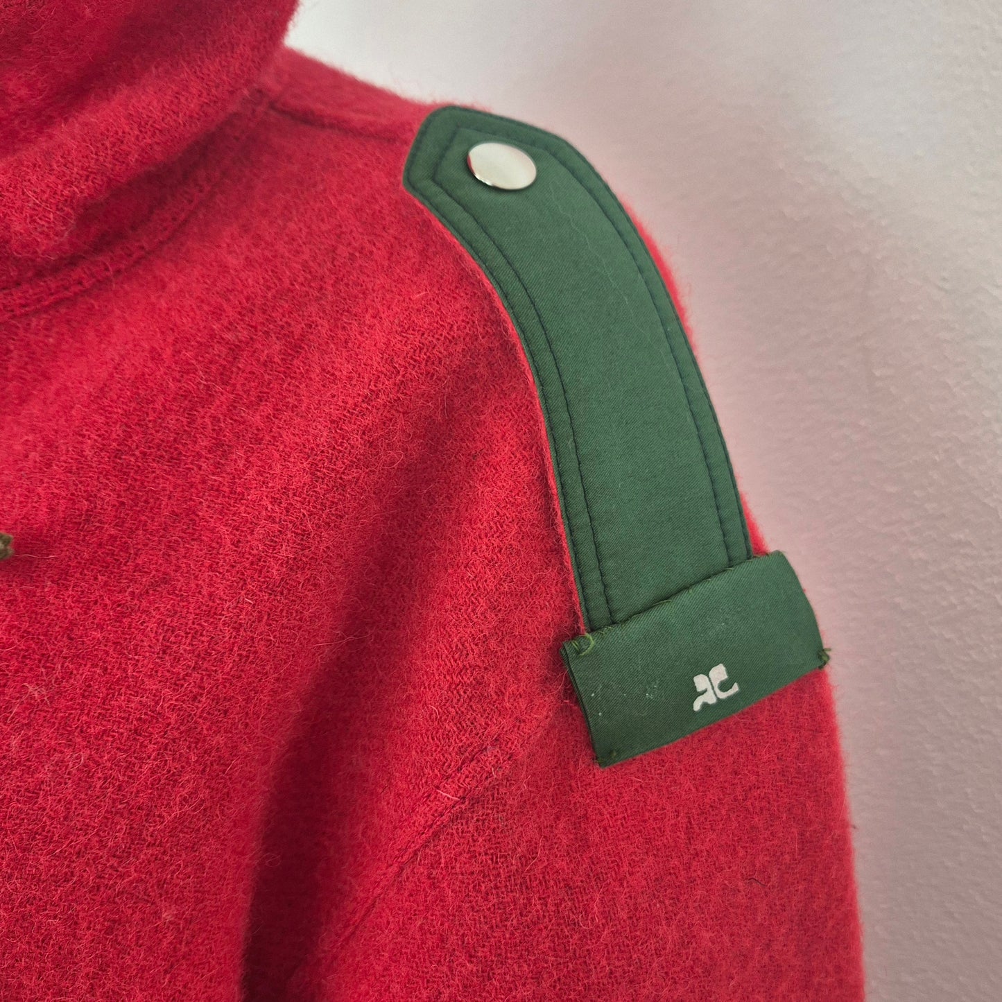 Courrēges | Cappottino rosso vintage