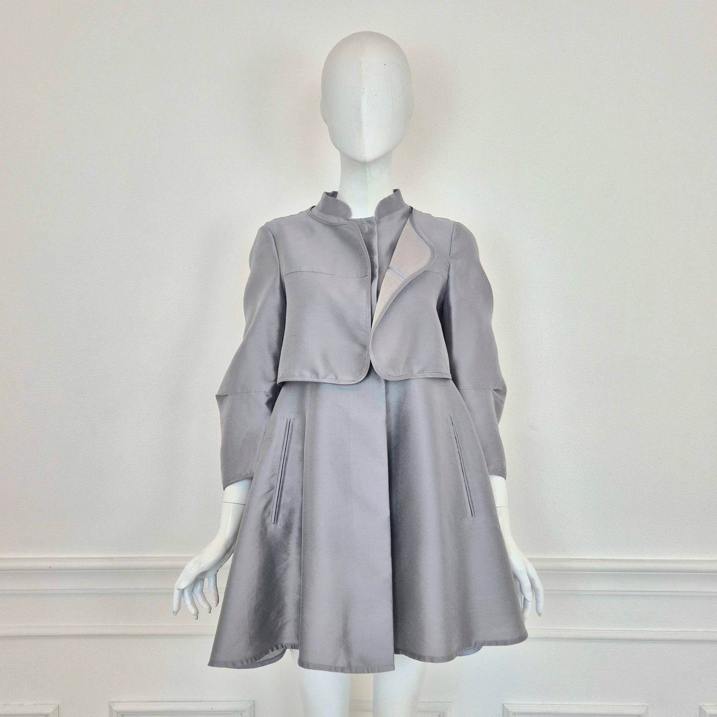 Giorgio Armani | Giacca in seta grigia