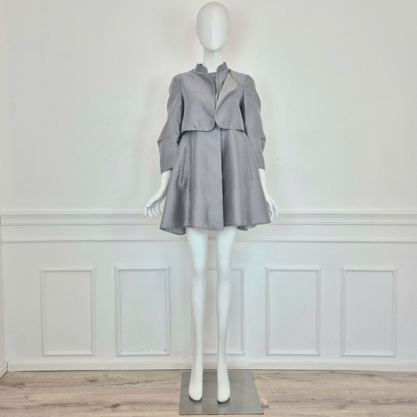 Giorgio Armani | Giacca in seta grigia