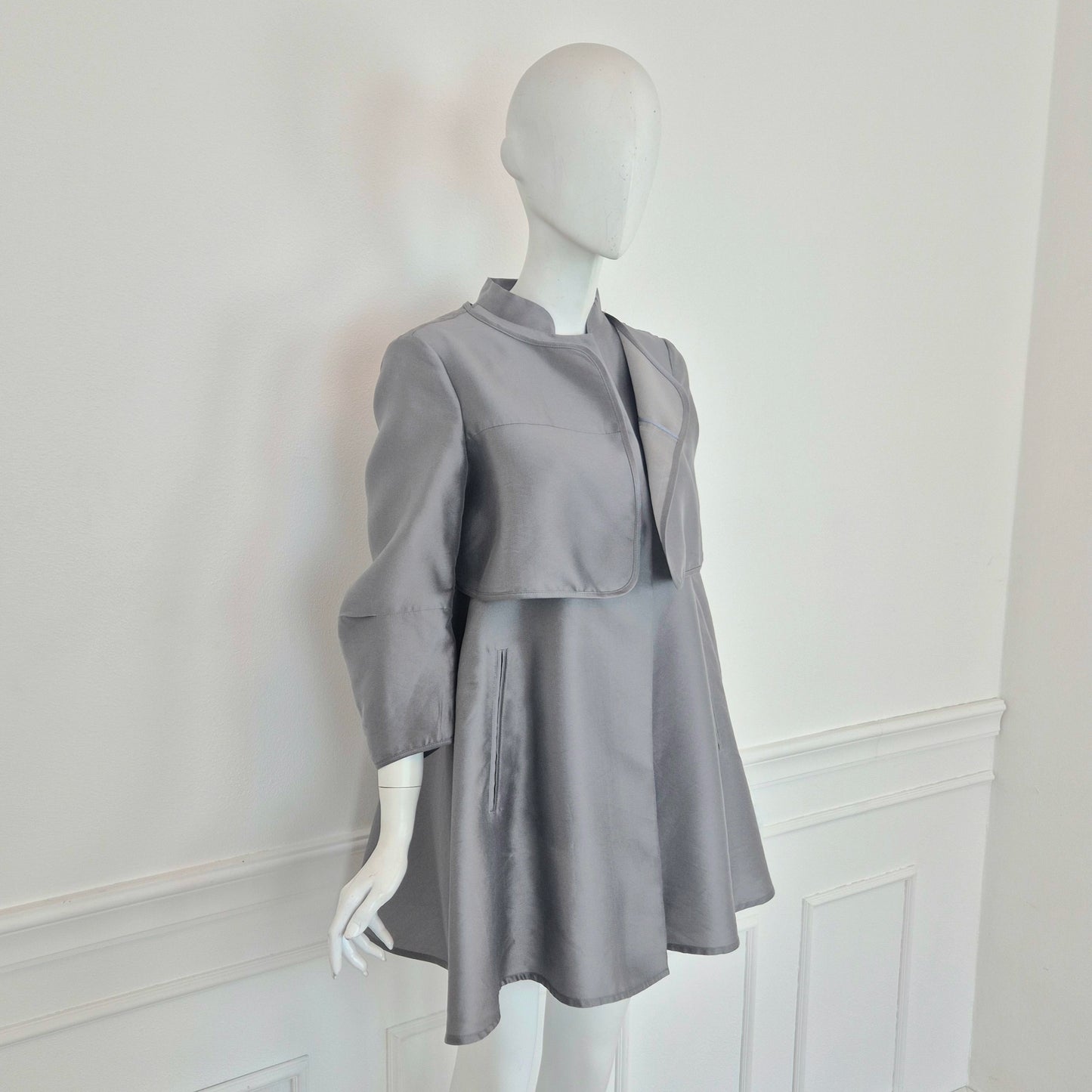 Giorgio Armani | Giacca in seta grigia