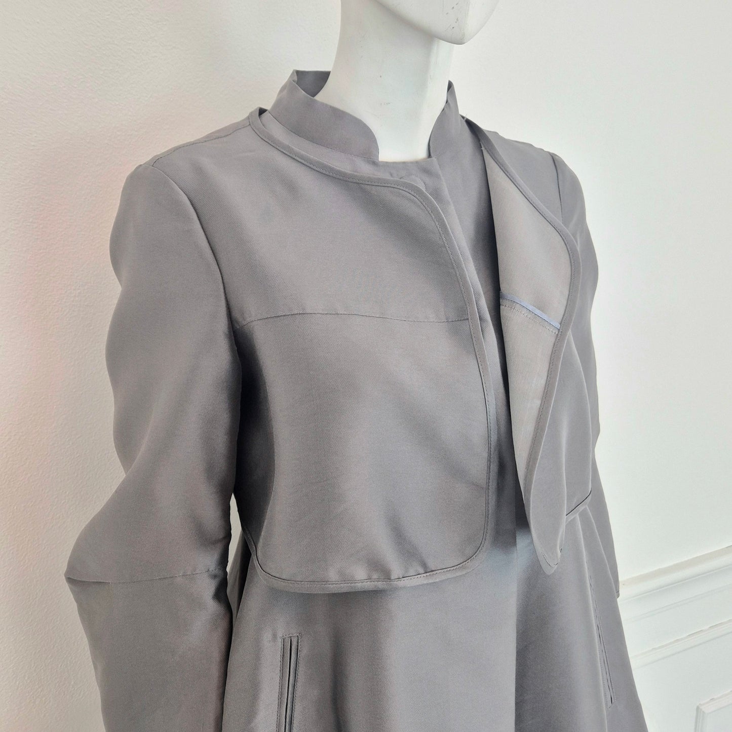 Giorgio Armani | Giacca in seta grigia