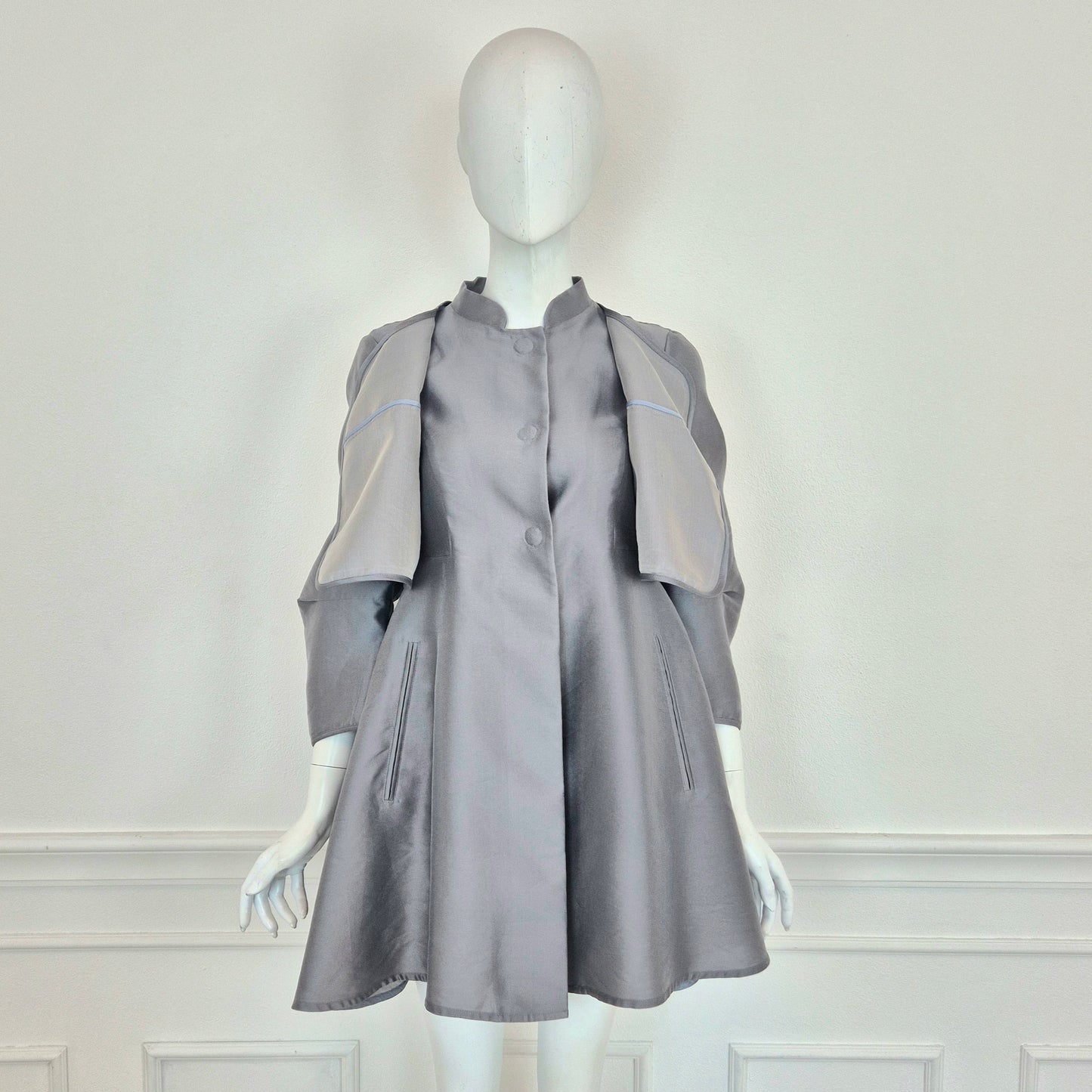 Giorgio Armani | Giacca in seta grigia