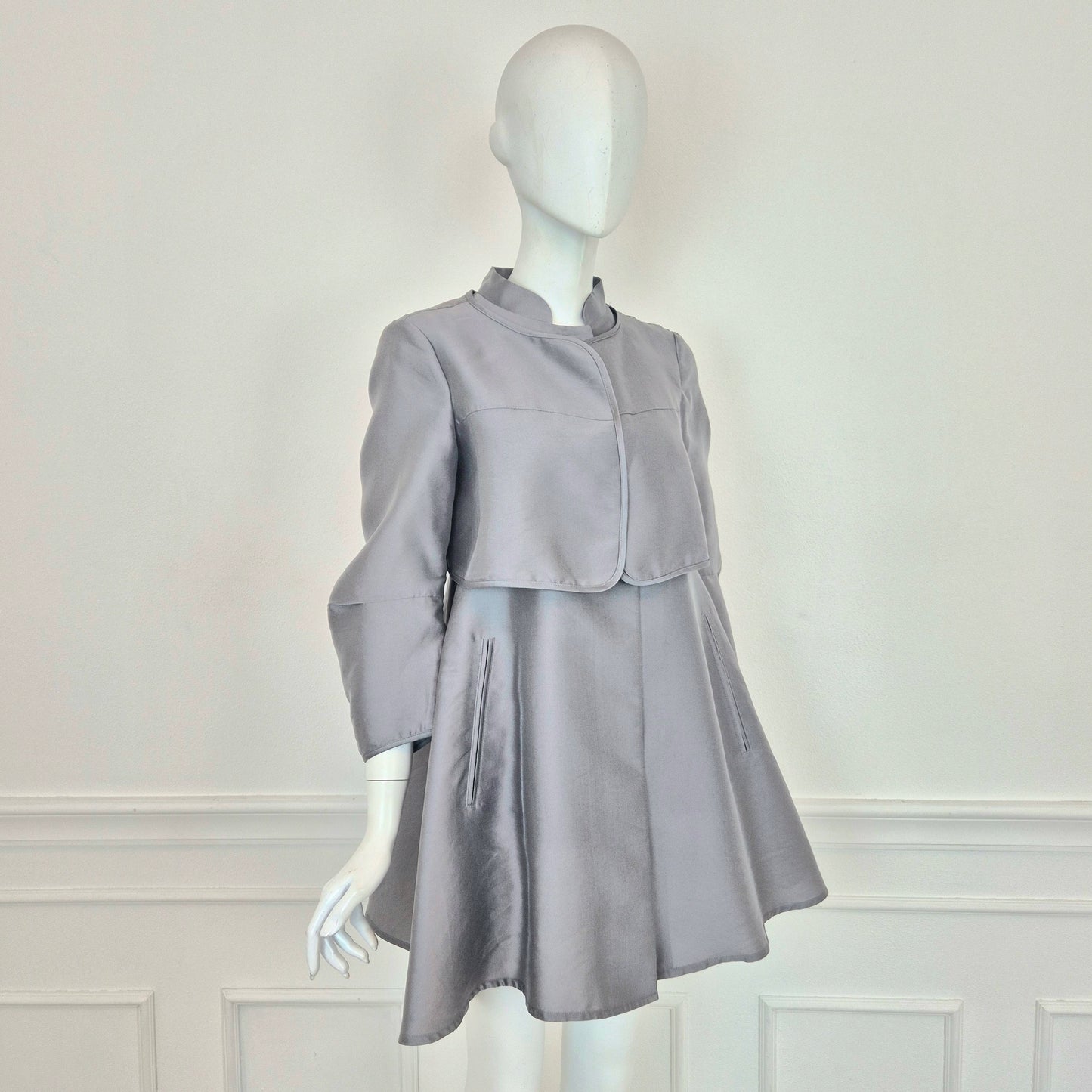 Giorgio Armani | Giacca in seta grigia