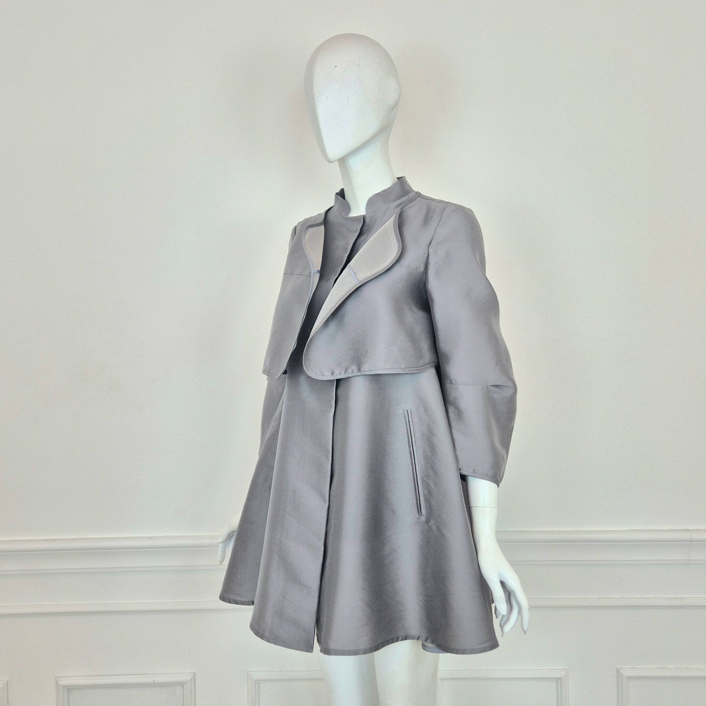 Giorgio Armani | Giacca in seta grigia