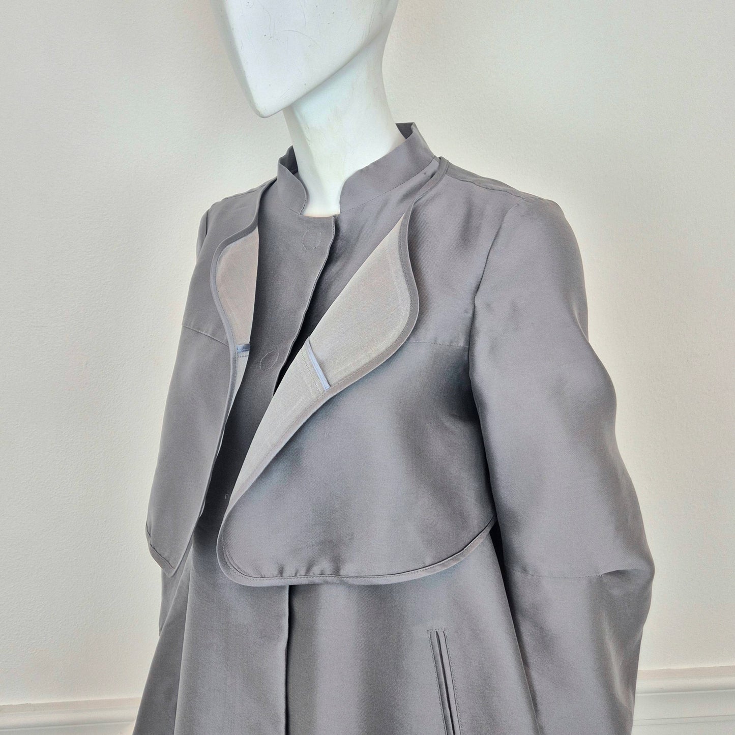 Giorgio Armani | Giacca in seta grigia