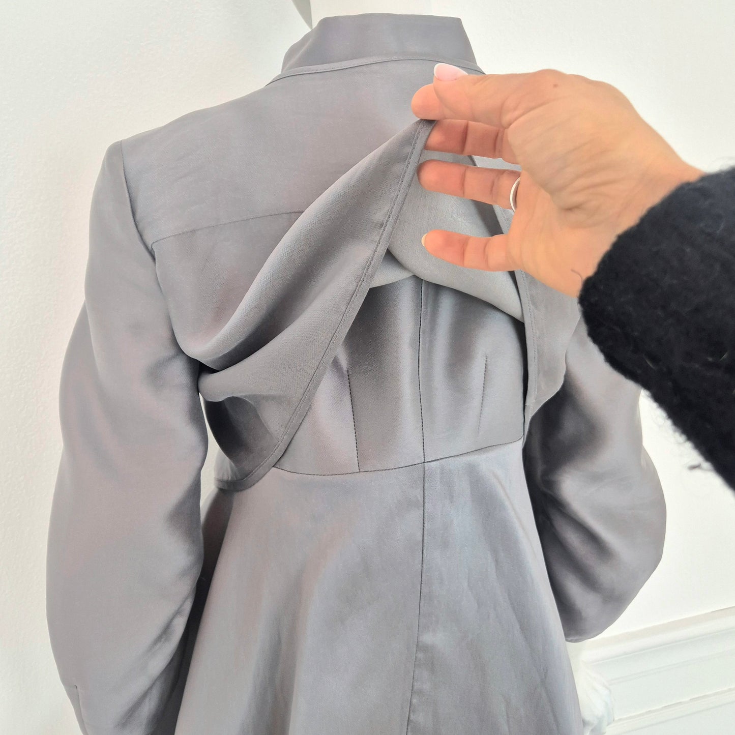 Giorgio Armani | Giacca in seta grigia