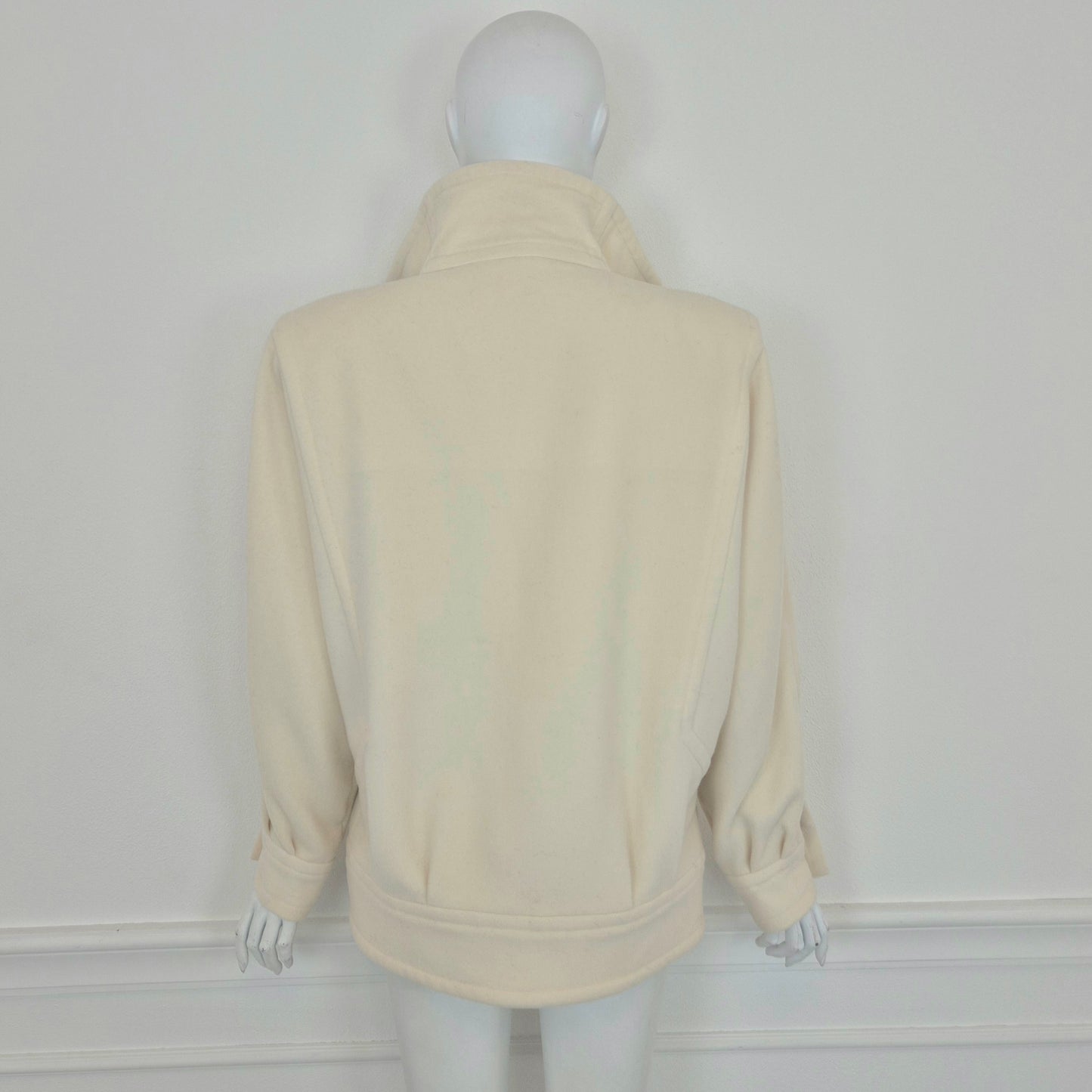 Courrēges | Cappottino vintage bianco panna