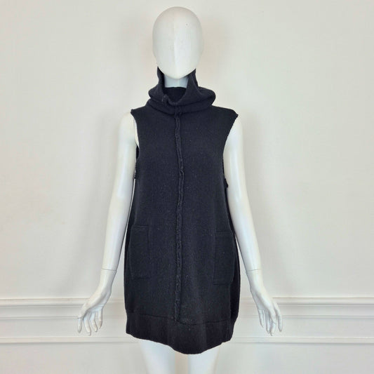 Y's YohjiYamamoto | Top maglia in lana nera