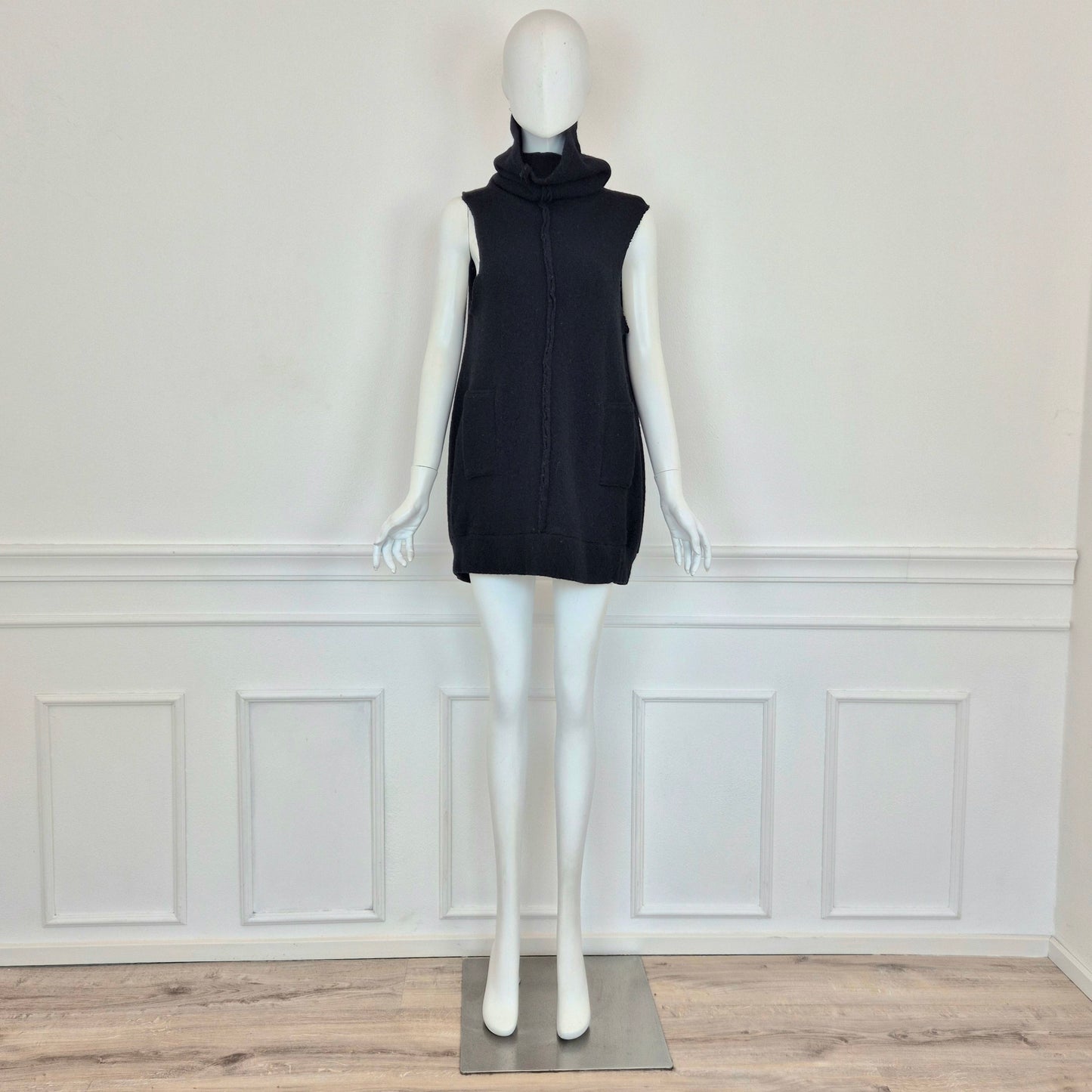 Y's YohjiYamamoto | Top maglia in lana nera