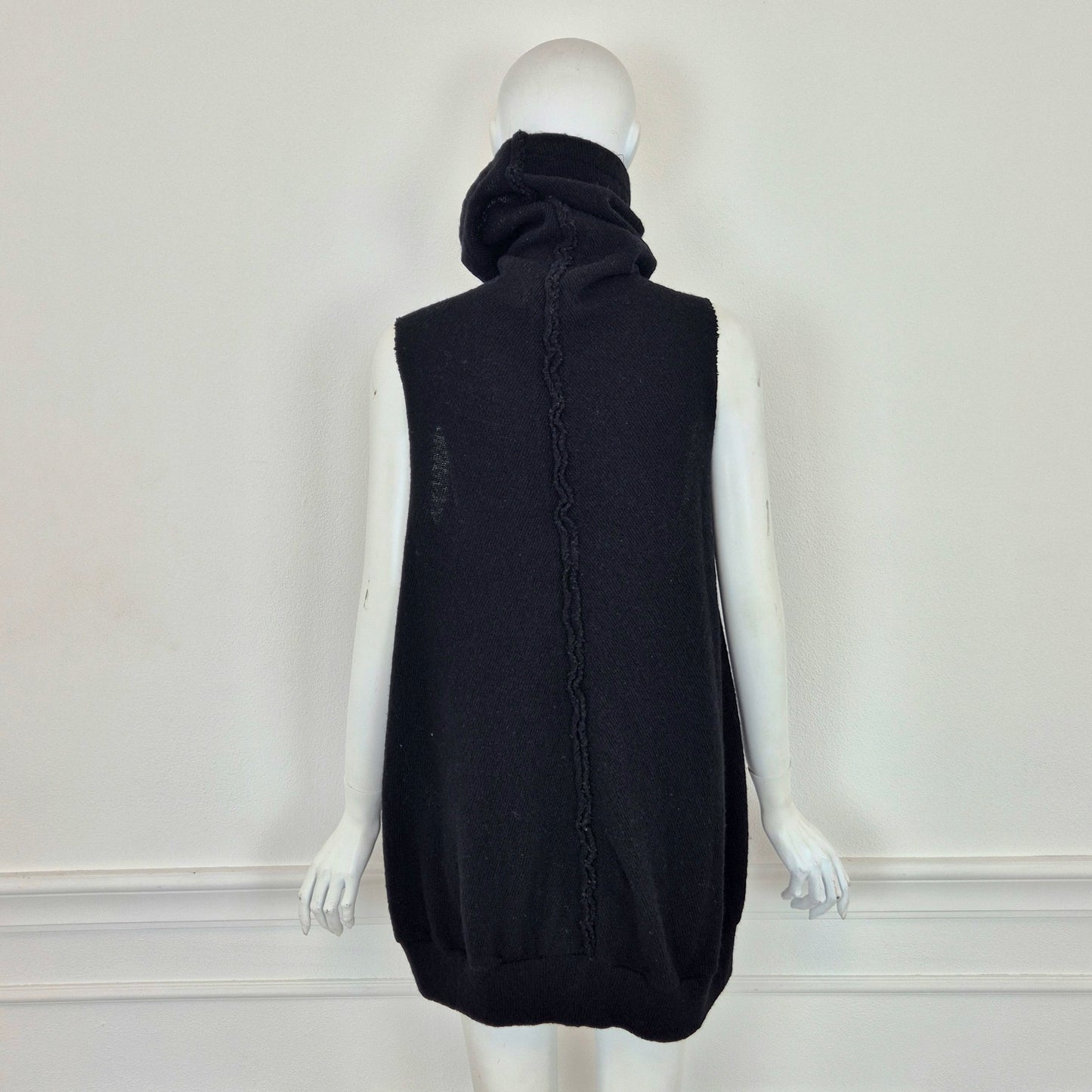 Y's YohjiYamamoto | Top maglia in lana nera