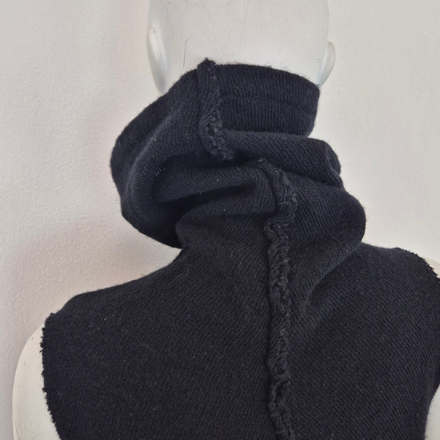 Y's YohjiYamamoto | Top maglia in lana nera