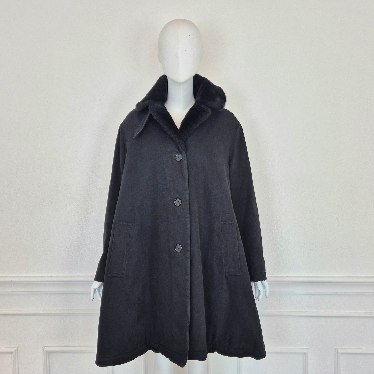 Callaghan by Romeo Gigli | Giaccone con interno in ecopelliccia 1991