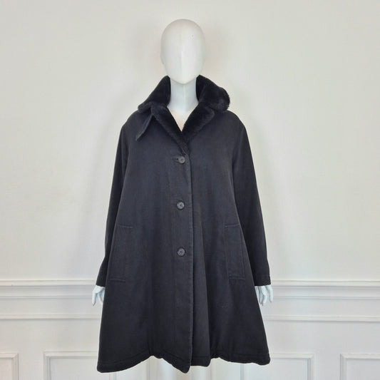 Callaghan by Romeo Gigli | Giaccone con interno in ecopelliccia 1991