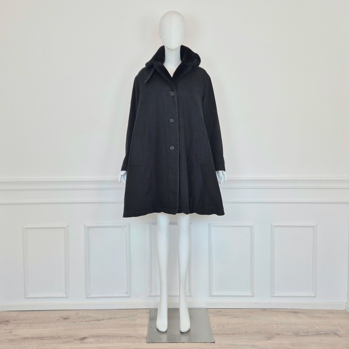 Callaghan by Romeo Gigli | Giaccone con interno in ecopelliccia 1991