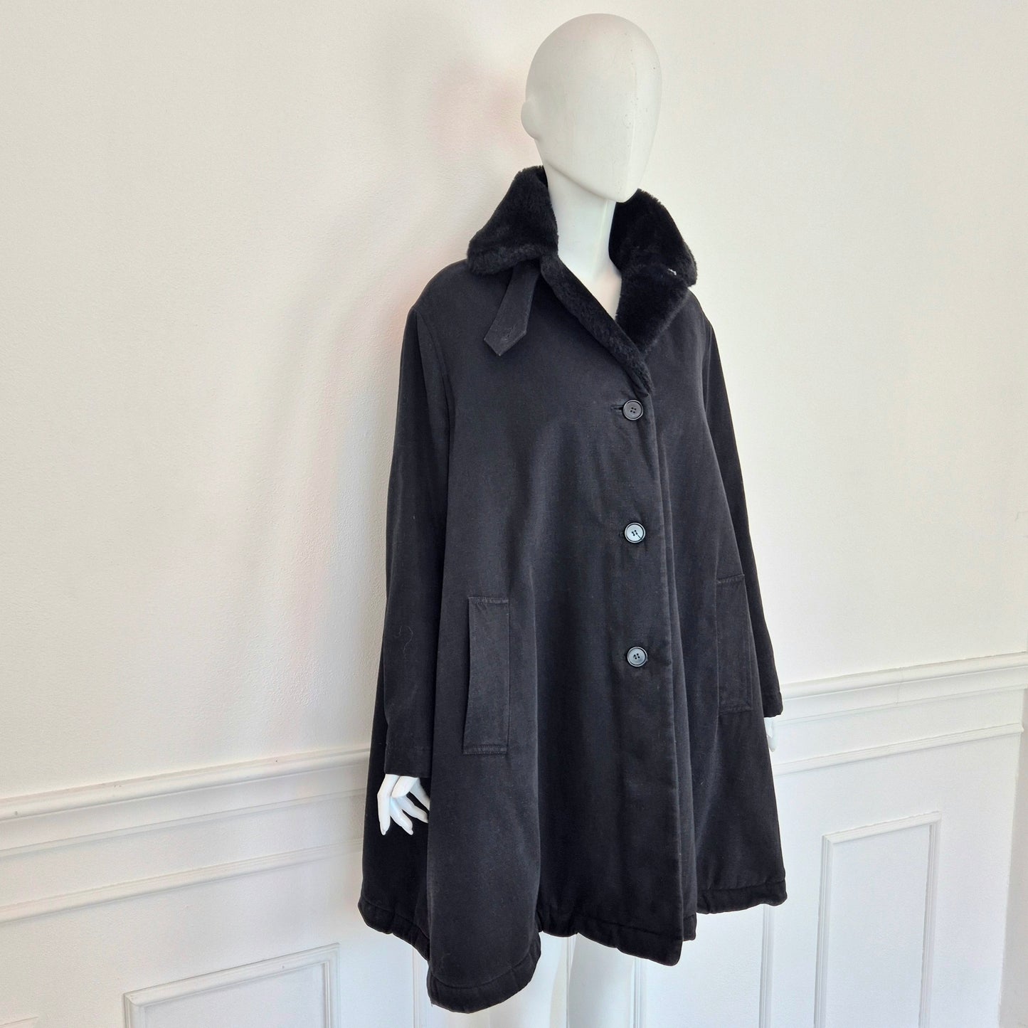 Callaghan by Romeo Gigli | Giaccone con interno in ecopelliccia 1991