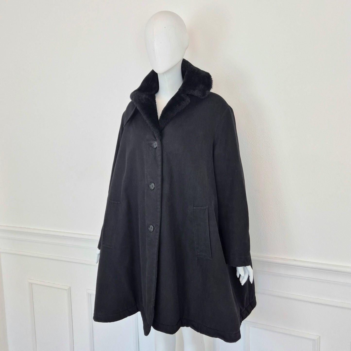 Callaghan by Romeo Gigli | Giaccone con interno in ecopelliccia 1991