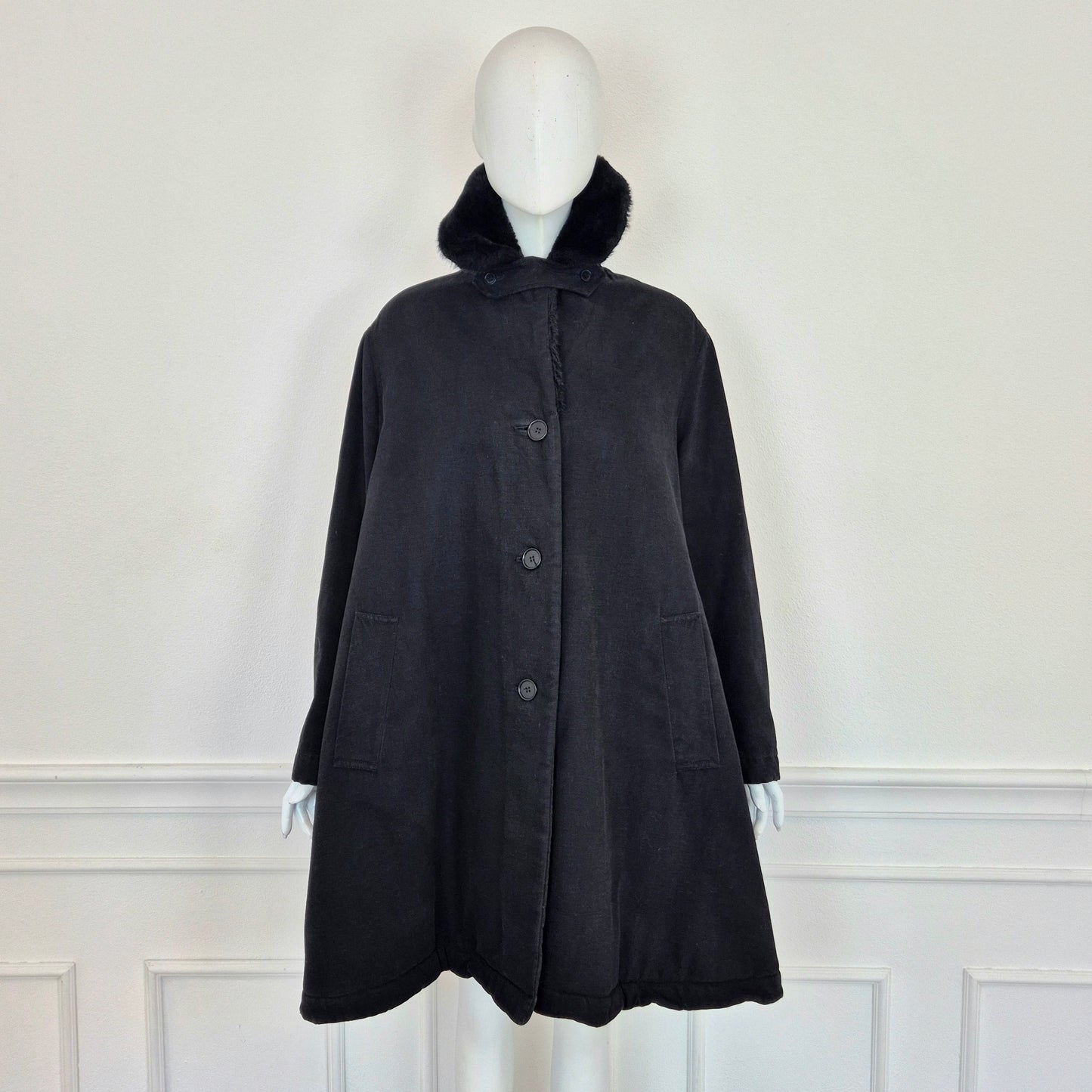 Callaghan by Romeo Gigli | Giaccone con interno in ecopelliccia 1991