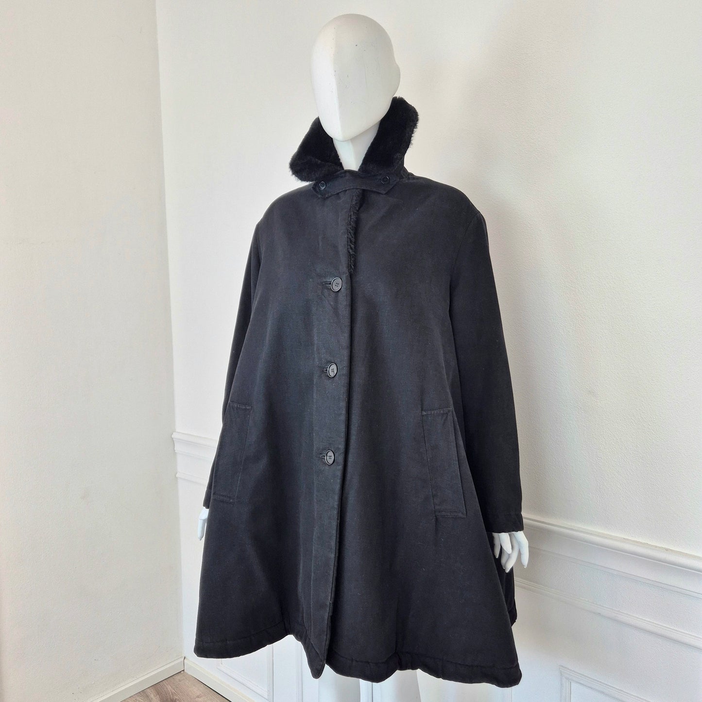 Callaghan by Romeo Gigli | Giaccone con interno in ecopelliccia 1991