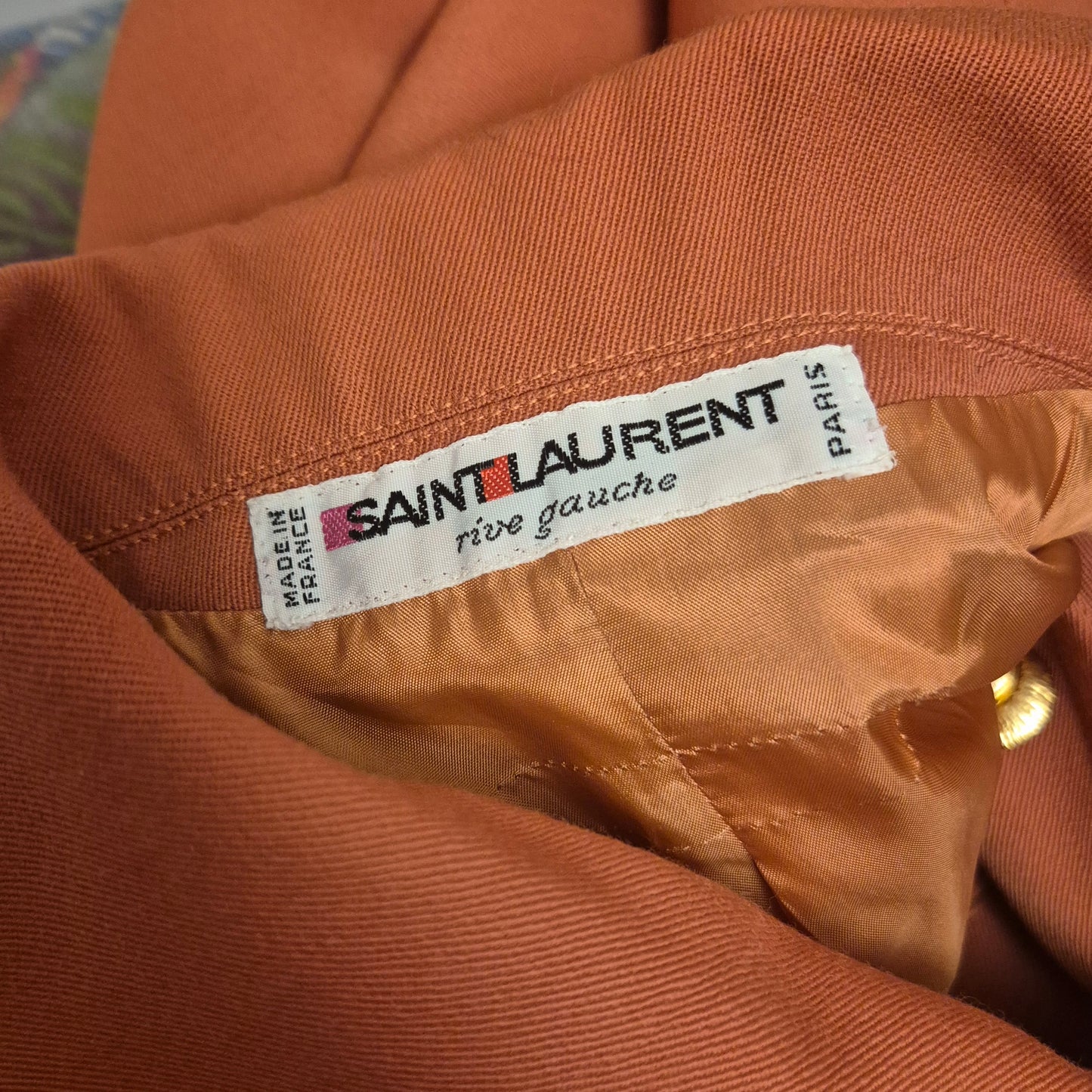 Yves Saint Laurent | Tuta vintage bottoni conchiglia