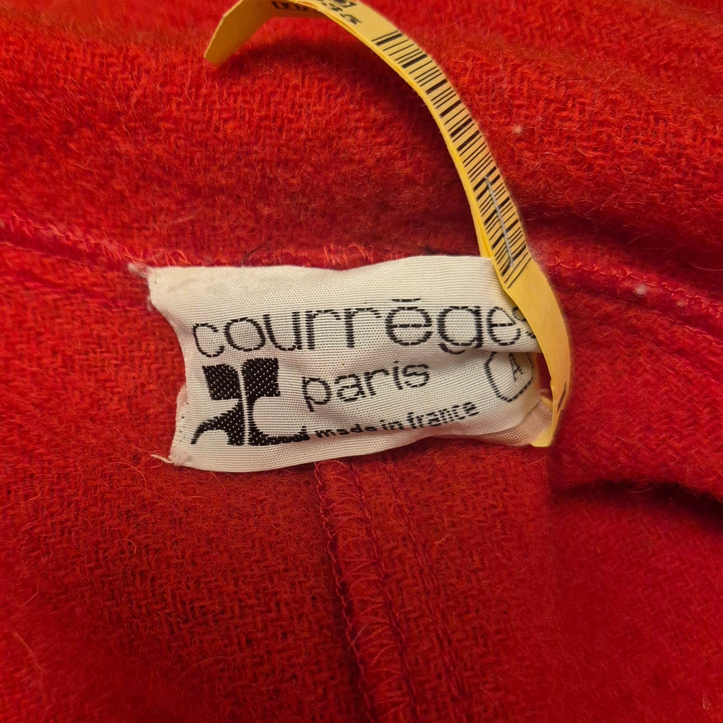 Courrēges | Cappottino rosso vintage