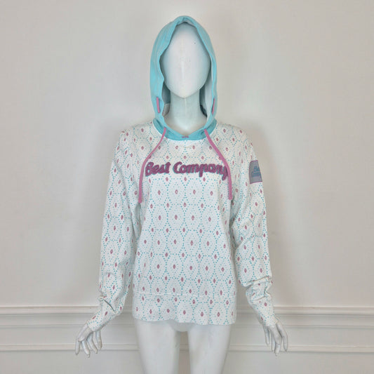 Best Companyby Olmes Carretti | Felpa bianca con cappuccio