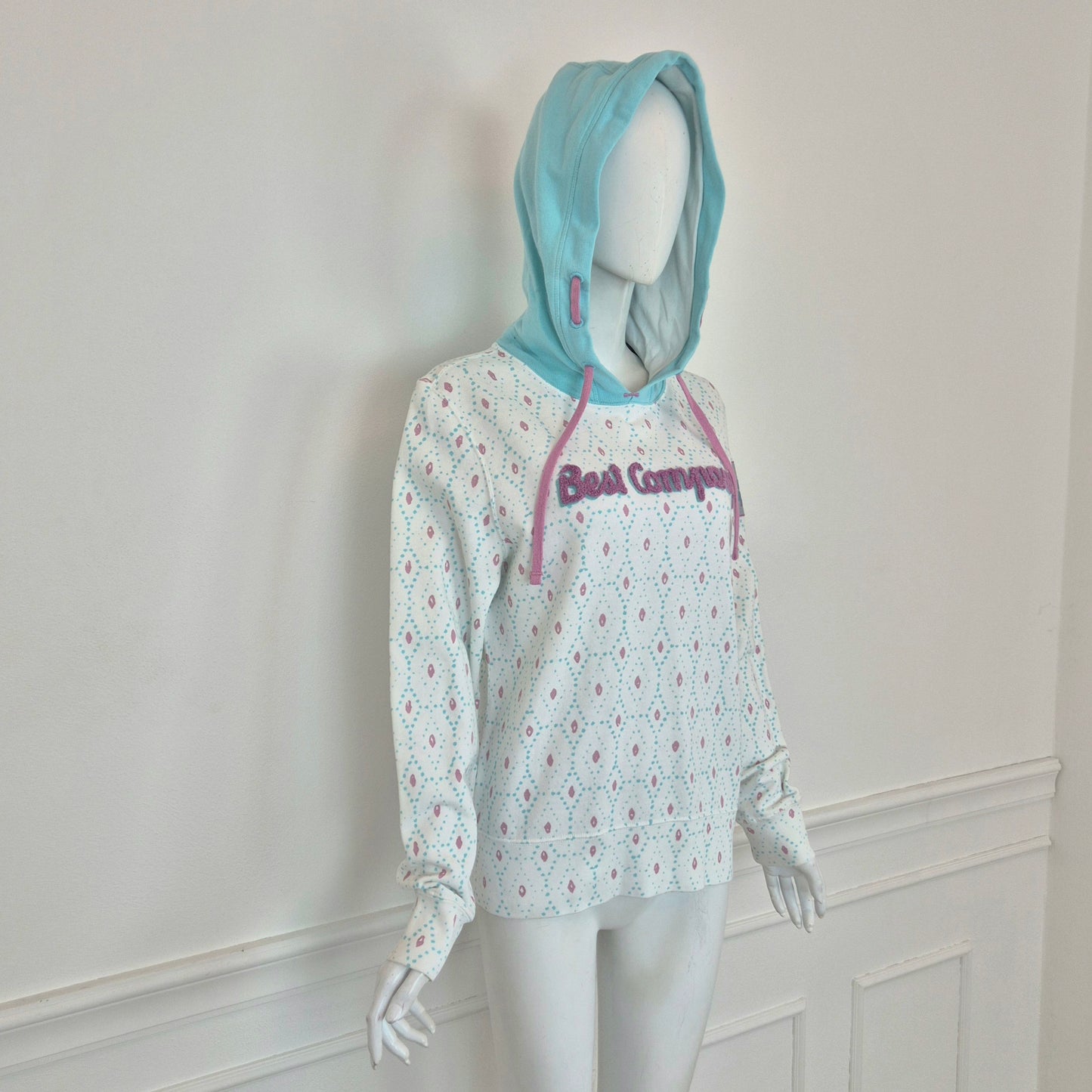 Best Companyby Olmes Carretti | Felpa bianca con cappuccio