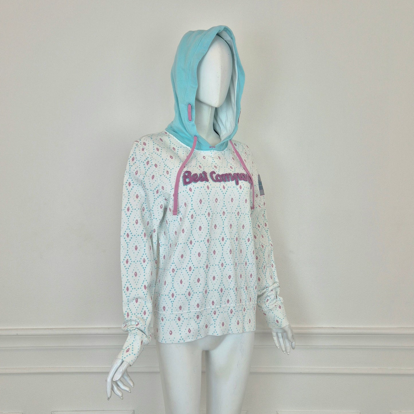 Best Companyby Olmes Carretti | Felpa bianca con cappuccio