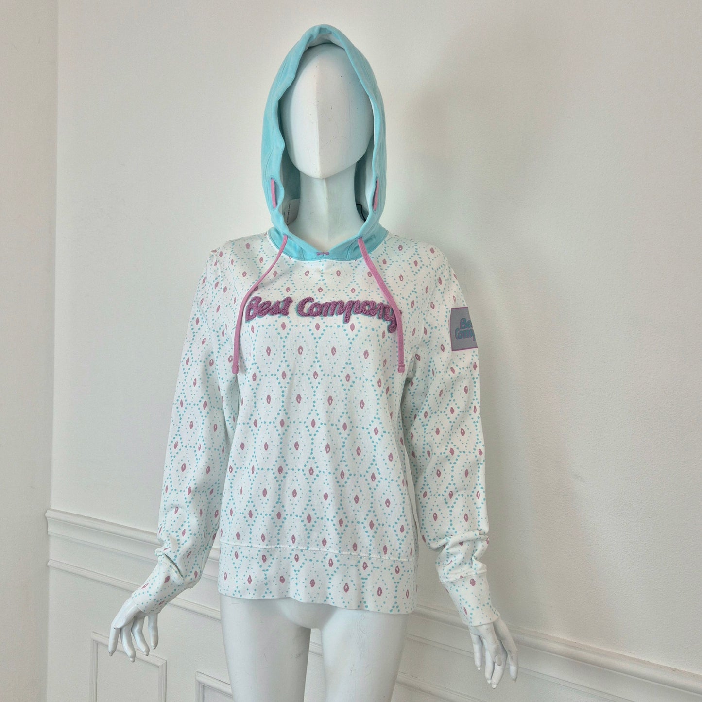 Best Companyby Olmes Carretti | Felpa bianca con cappuccio