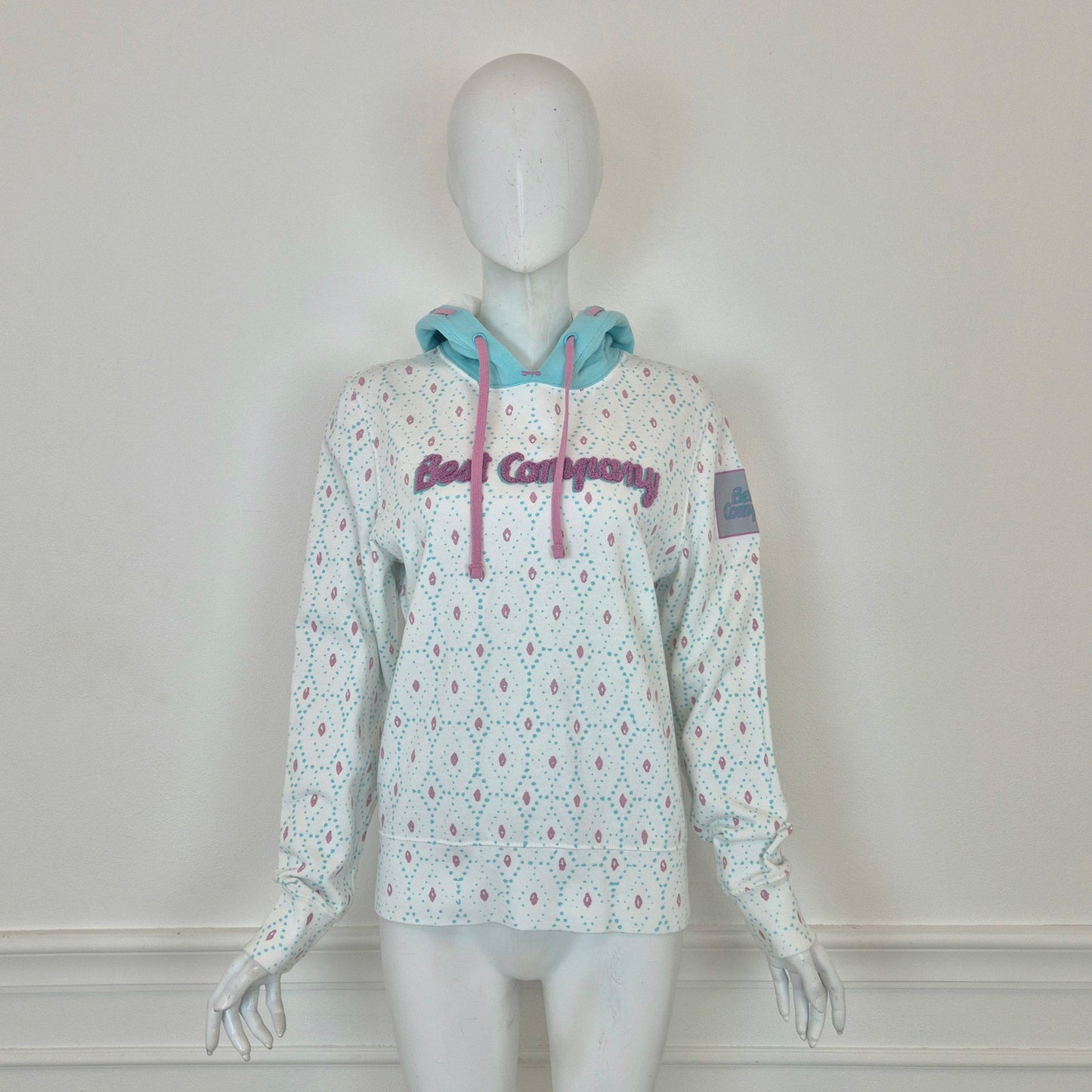 Best Companyby Olmes Carretti | Felpa bianca con cappuccio