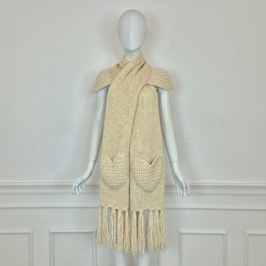 Moschino | Maxi sciarpa tasche cuore