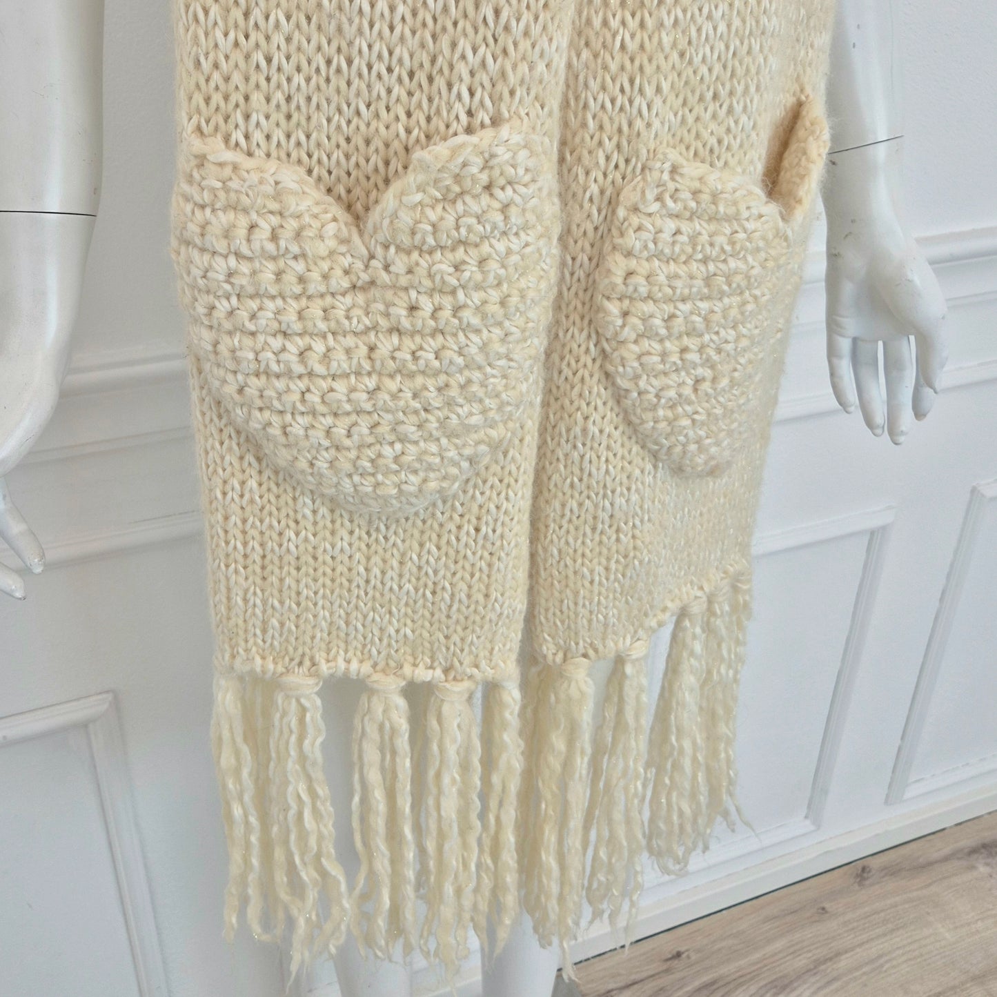 Moschino | Maxi sciarpa tasche cuore