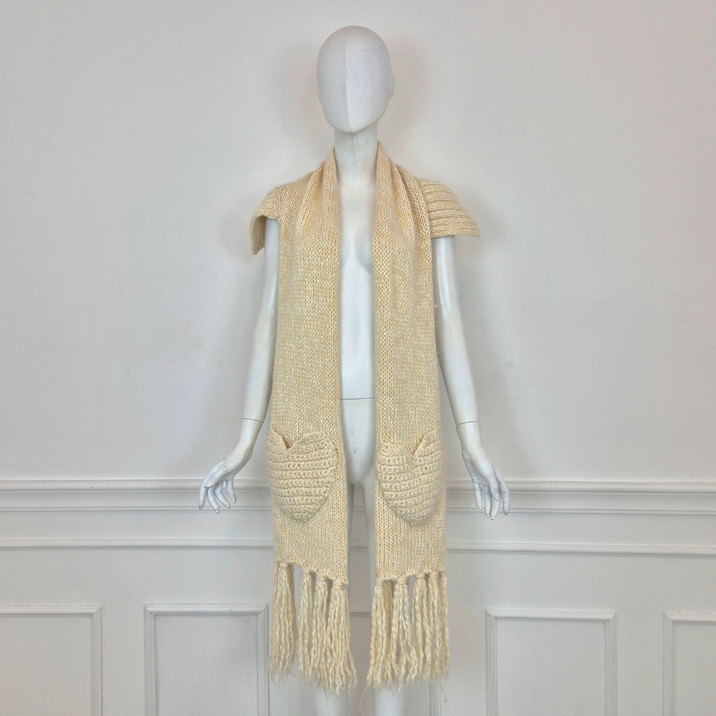 Moschino | Maxi sciarpa tasche cuore