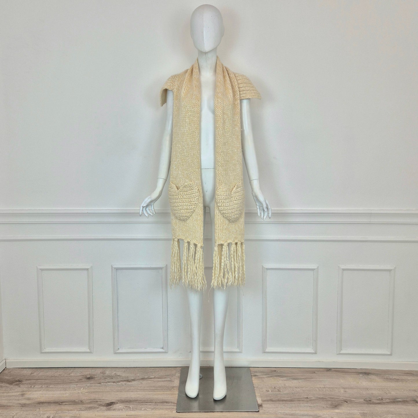 Moschino | Maxi sciarpa tasche cuore