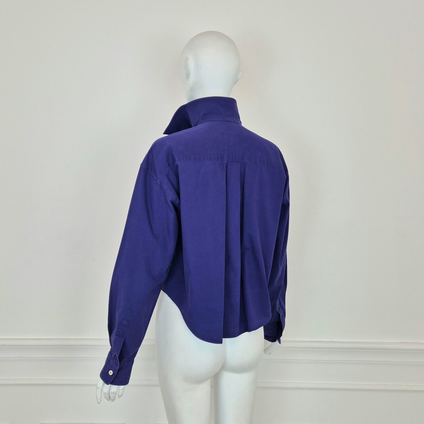 Romeo Gigli | Camicia viola con bottoni madreperla