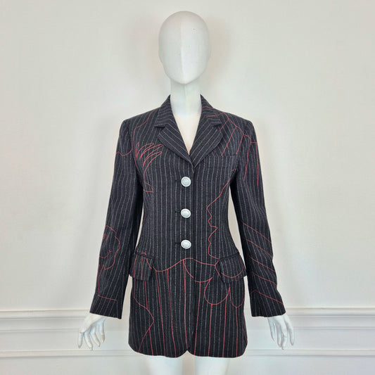 Moschino | Blazer gessato Olivia