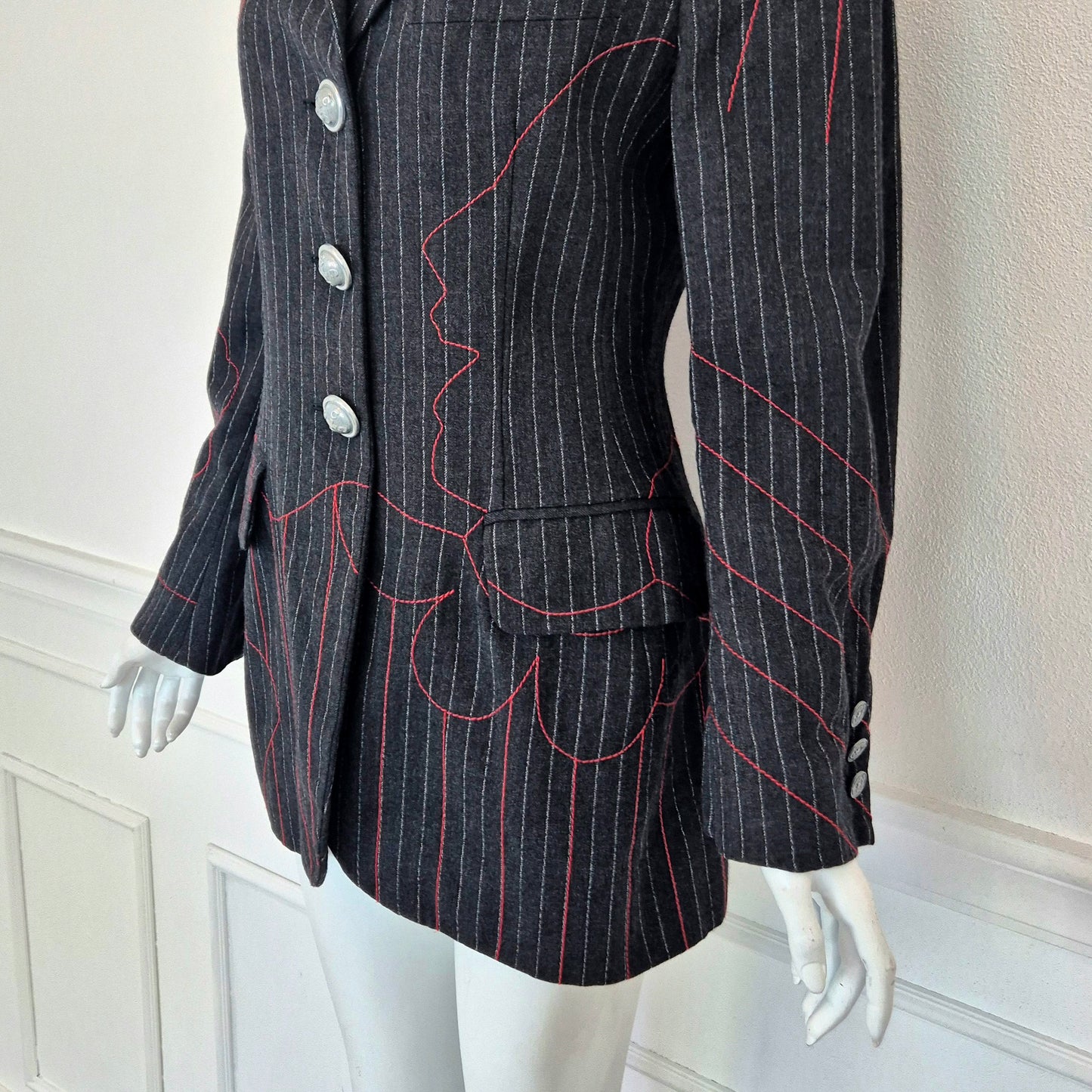 Moschino | Blazer gessato Olivia